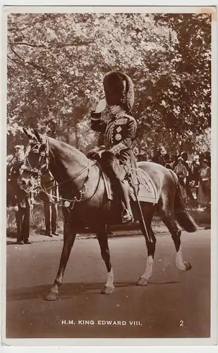 (98427) AK King Edward VIII. zu Pferd, 1936