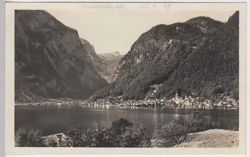 (98316) AK Hallstatt, Panorama 1929