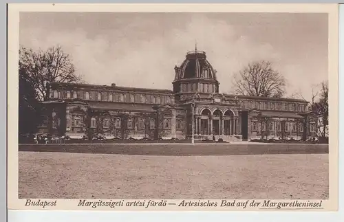 (98311) AK Budapest, Margitszigeti artézi fürdö, vor 1945