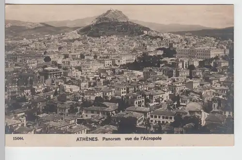 (97727) AK Athen, Panorama mit Akropolis