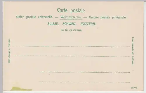 (97711) AK Veytaux, Château de Chillon, Dents du Midi, bis um 1905