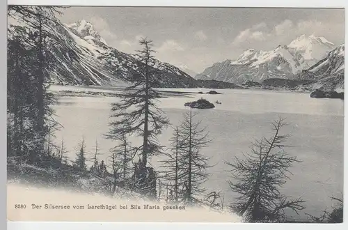 (97706) AK Silsersee, Blick vom Larethügel, vor 1945