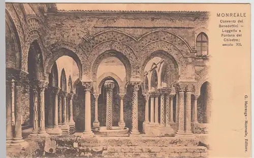 (97286) AK Monreale, Convento dei Benedettini, vor 1945