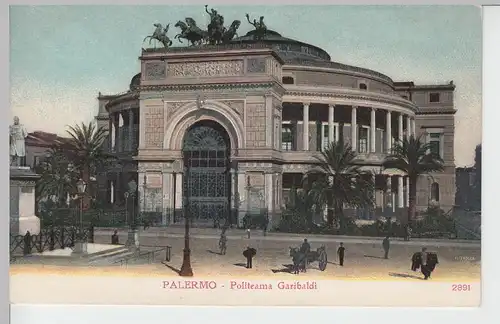 (97282) AK Palermo, Politeama Garibaldi, um 1905