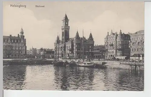 (97207) AK Helsingborg, Rådhuset, vor 1945