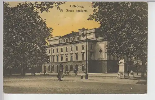 (97204) AK Göteborg, stora teatern, 1923