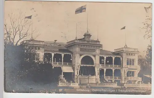 (97203) AK Göteborg, Concertsalongen i Trädgårdsföreningen, 1923