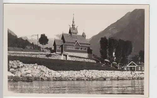(97146) AK Balholmen i Sogn, den Engelske Kirke, vor 1945