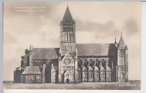 (97138) AK Trondheim, Trondhjem, Domkirke (model) 1921