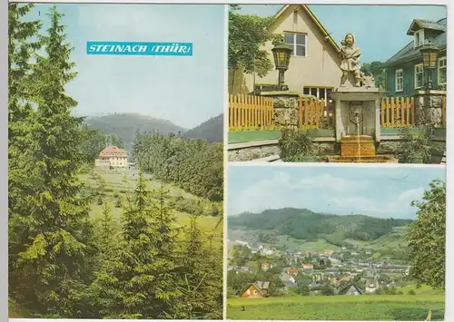 (96543) AK Steinach (Thür., Mehrbildkarte, 1970