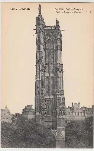 (96050) AK Paris, la Tour Saint Jacques, vor 1945