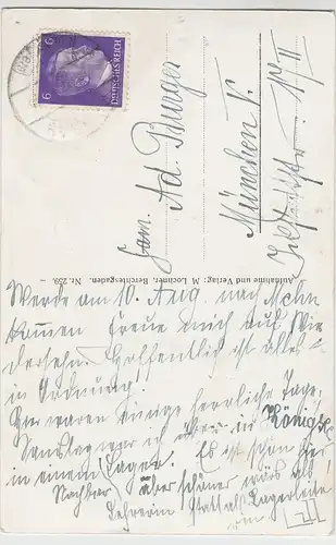 (95965) AK Ramsau mit Hohem Göll, 1940er