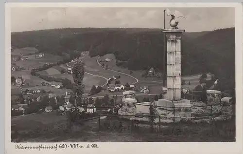 (95537) AK Warmensteinach, Ansicht Kriegerdenkmal, 1941