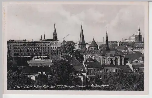 (95249) AK Essen, Adolf-Hitler-Platz, 1940er