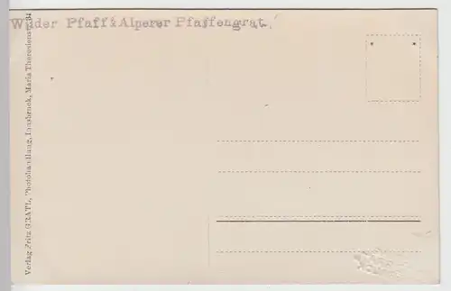 (94997) AK Wilder Pfaff, Aperer Pfaffengrat, vor 1945