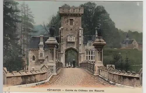(94980) AK Pépinster, Château des Mazures, Eingang, vor 1945