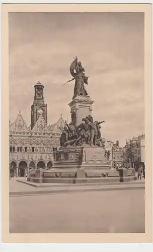 (93888) AK Saint-Quentin, Denkmal der Belagerung 1557, vor 1945
