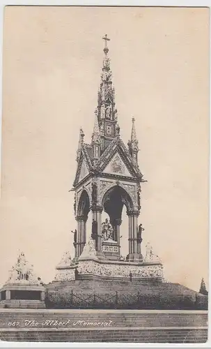 (93869) AK London, Albert Memorial, vor 1945