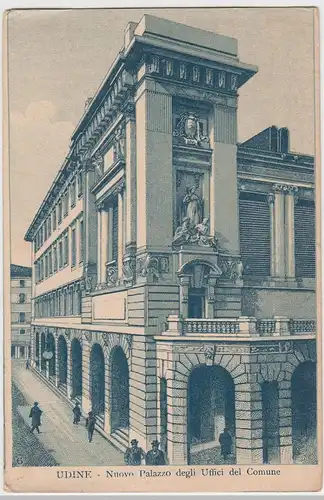 (93865) AK Udine, Nuovo Palazzo degli Uffici del Comune, 1918