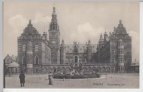 (93729) AK Hilleröd, Hillerød, Frederiksborg Slot, vor 1945