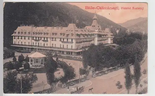(93725) AK Călimănești, Hotelul Societăţi, vor 1945
