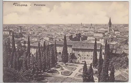 (93660) AK Verona, Panorama vor 1945