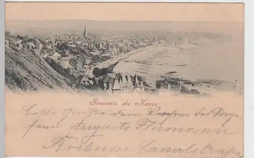 (93649) AK Le Havre, Panorama, 1897