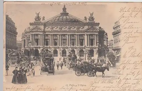 (93633) AK Paris, L'Opera 1901