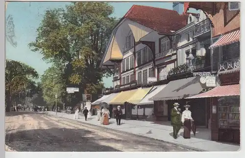 (93591) AK Interlaken, Am Höheweg 1908
