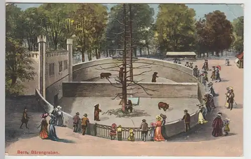(93577) AK Bern, Bärengraben, vor 1945
