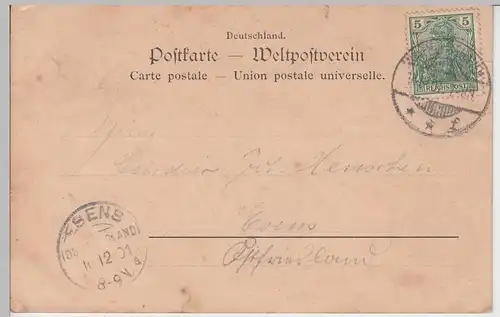 (93416) AK Österreichisches Damenorchester Wiener Blumen 1901