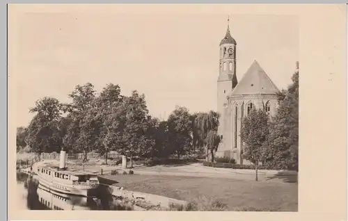 (93158) AK Brandenburg, Havel, Kirche 1956