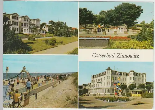 (93033) AK Ostseebad Zinnowitz, Promenade der Völkerfreundschaft 1977