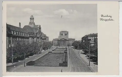 (92915) AK Duisburg, Königsplatz 1935