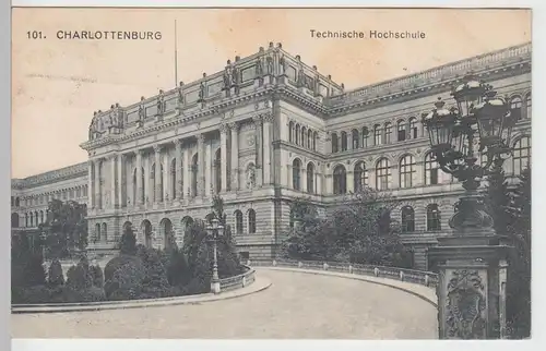 (92808) AK Berlin Charlottenburg, Technische Hochschule, 1925