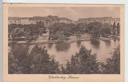 (92803) AK Berlin Charlottenburg, Lietzensee, 1925