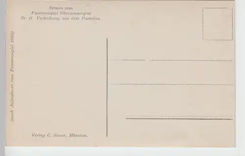 (92566) AK Passionsspiel Oberammergau 1900, Szene