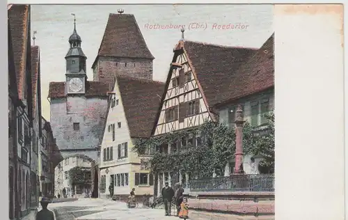 (92548) AK Rothenburg o.d.T., Rödertor, vor 1920