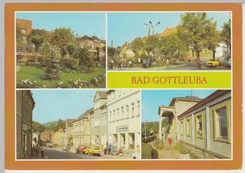 (92413) AK Bad Gottleuba, Mehrbildkarte, 1980er