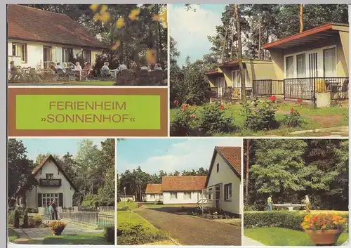 (92345) AK Bad Saarow-Pieskow, Ferienheim Sonnenhof, 1982