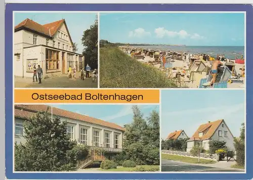 (92174) AK Ostseebad Boltenhagen, Mehrbildkarte, 1988
