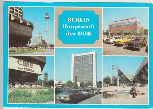 (92114) AK Berlin, Mehrbildkarte, DDR 1984