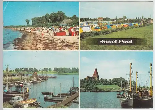 (91715) AK Insel Poel, Strand Schwarzer Busch, Timmendorf 1977