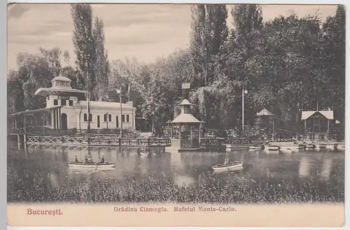 (91683) AK București, Gradina Cismegiu, vor 1945