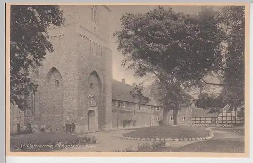 (91561) AK Ribe, St. Catharinae Kirkeplads, vor 1945
