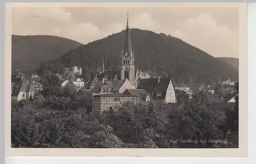 (91480) AK Bad Harzburg, Martin Luther Kirche, Burgberg 1938