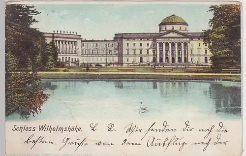 (91323) AK Kassel, Schloss Wilhelmshöhe, vor 1905