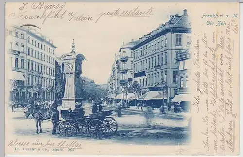 (91225) AK Frankfurt a.M., Zeil 1899
