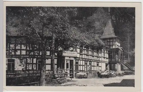 (91161) AK Stadtroda, Weihertalmühle 1953