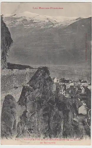 (90985) AK Pyrénées, Pierrefitte et les Escarpements, vor 1945